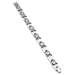 Spikes 316L Stainless Steel ip Gold Screw Center Link Bracelet