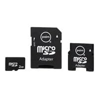 Click here to buy 2GB Microsd Card with mini and Sd Adapter by Palm.