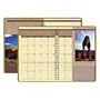 House of Doolittle 528 Landscapes weekly/monthly unruled planner, 8-1/2 x 11, brown