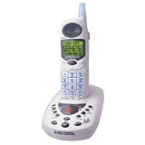 2.4 GHz Cordless Phone with Caller ID and Answering Machine (White)