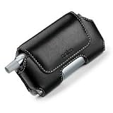 Palm Oem Black Horizontal Leather Pouch 3256ww for Treo680 - Bulk Packing