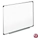 Magnetic Dry Erase Board, Melamine, 36x24, White, Aluminum/Plastic Frame