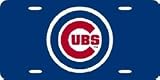 Chicago Cubs Laser Cut Blue License Plate