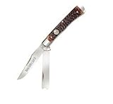 Queen Cutlery-Trapper One Handed Opening Blk Cherry