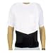 Flarico mens back support belt with no suspenders, black, waist size: 44-48 inch, x-large - 1 ea