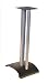 18 Inch Black And Silver Speaker Stand