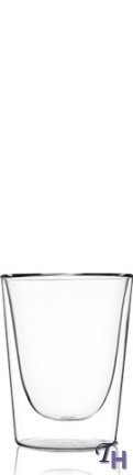 Luigi Bormioli Duos 10-Ounce Double Old Fashion Glass, Set of 2