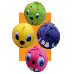 Pet Supply Imports Latex Small Face Ball Dog Toy Assorted