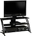 Sauder Deco Panel TV Stand Black / Black