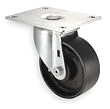 Industrial Grade 1UKW9 Swivel Caster, 4 In, 450 Lb, Semi Steel