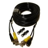 Q-See QS100B Video & Power 100 Foot BNC Male Cable w/2 Female Connectors