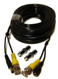 Q-See QS100B Video & Power 100 Foot BNC Male Cable w/2 Female Connectors