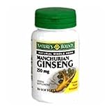 Manchurian Ginseng 250 Mg Softgels, By Natures Bounty - 50 Softgels