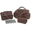 Maxam 3pc PVC Luggage Set