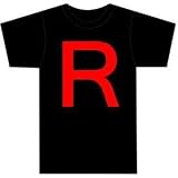 Pokemon Team Rocket Symbol Black T-shirt (L)