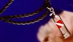Dive Tank Pewter Pendant