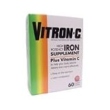 Vitron - C High Potency Iron Supplement Tablets - 60 Tablets
