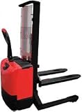 Dayton 5RTA7 Stacker, Pwr Drv Fix Base, 2650lb, 63In H