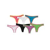 Hyp naughty ladies cotton spandex stretch thong(HY401) at HYP Apparel