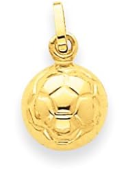14k Gold Soccer Ball Charm