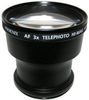 HD5 PRO 3X TELEPHOTO LENS FOR CANON POWERSHOT S2 IS S3 IS S5 IS