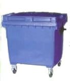 Wheelie Bin - Blue - 1100L - Flat Lid - Free Delivery
