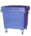 Outdoor Living : Wheelie Bin - Blue - 1100L - Flat Lid - Free Delivery
