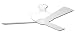  : Modern Fan Co AUR-HUG-GW-52-WH-NC Aurora Hugger Gloss White Ceiling Fan 52