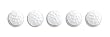 Karen Foster Lacing Brads 25/Package, Golf Ball White