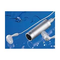 auvisio Wasserdichter MP3-Player "DMP-417.H2O" 2 GB aus Aluminium