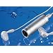 auvisio Wasserdichter MP3-Player "DMP-417.H2O" 2 GB aus Aluminium