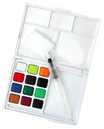 Childrens Toyshop  Toys : Koi Watercolor Travel Art Set & Watercolor Water Brush