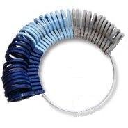 Ring Finger Gauge Hi Precision Swiss Half-Round 1-15 USA Standard Plus Euro