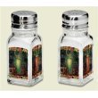 Artworks Home Accents ~ Salt and Pepper Shakers ~ Chili Peppers ~ Glass with Metal Top