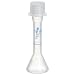 Capitol Brand CBV-V677891-P2 Polypropylene 10mL Class B Volumetric Flask, with GL 18 Screw Cap (Pack of 3)