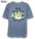Does This Shirt Make My Bass Look Fat? Slate Blue T-shirt
