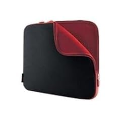 Belkin Neopren Netbook-Schutzh�lle 30,7 cm (12,1 Zoll) kohlenschwarz/weinrot