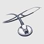 Cardiology Stethoscope - Professional Quality Stethoscope has a non chill chest-piece. High and low frequency monitored by varying pressure on the chest-piece. Includes extra diaphragm and screw-on soft and firm tip ear piece. See All King of Canes Products