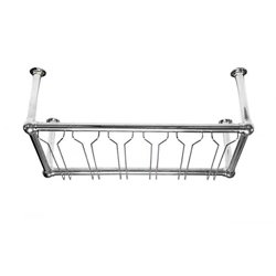 6 Channel Stock Glass Rack - Chrome by KegWorks