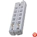 Belkin PureAV F9A1033fc10 10-Outlet Isolator Home Theater Surge Protector (Gray/Silver)