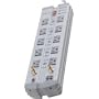 Belkin PureAV F9A1033fc10 10-Outlet Isolator Home Theater Surge Protector (Gray/Silver)