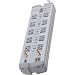 Belkin PureAV F9A1033fc10 10-Outlet Isolator Home Theater Surge Protector (Gray/Silver)