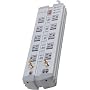 Belkin PureAV F9A1033fc10 10-Outlet Isolator Home Theater Surge Protector (Gray/Silver)