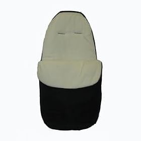Fleecy Footmuff in Black