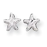 Sterling Silver Starfish Mini Earrings