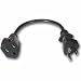 Cables To Go 03116 18 AWG Outlet Saver Power Extension Cord NEMA 5-15R to NEMA 5-15P(10 Feet 3.04 Meters) Black