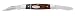 Winchester 22-41787 Pakka Wood Two Blade Stockman Knife, Fine Edge