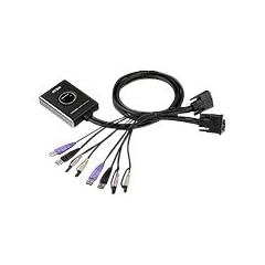 Aten CS682 USB 2.0-DVI-KVM-Switch mit 2 Ports