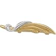 14K Two-Tone Gold Brooch