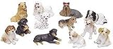 Dollhouse Miniature 12-Pc. Assorted Dog Set